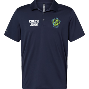 LB Waves Adidas Coach Polo
